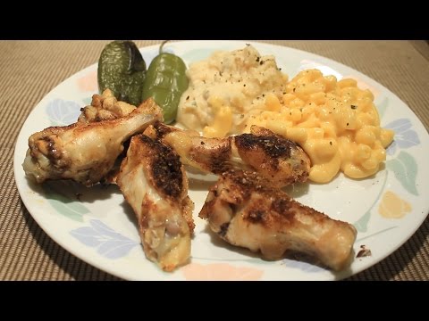 How to Cook Baked Chicken Wings w/ Rub Recipe ~ Easy