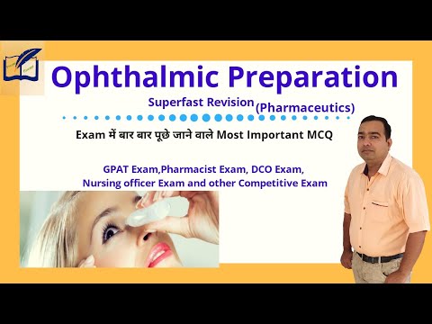 Ophthalmic products pharmaceutics | Ophthalmic Dosage Form | Ophthalmic Preparation | Eye Drop