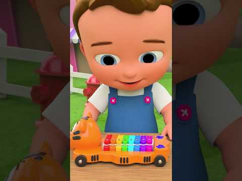 learn colors - Baby Fun Play With tiger xylophone shorts