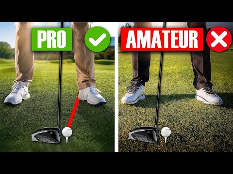 BALL POSITION! PRO VS AMATEUR!