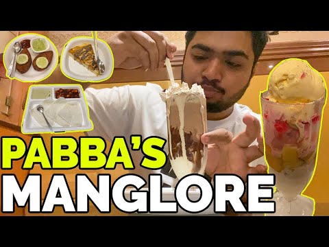 PABBA'S MANGLORE | COASTAL FOOD  TIRAMISU ICE CREAM NEER DOSA PANEER GHEE ROAST KARNATAKA #GHEEROAST