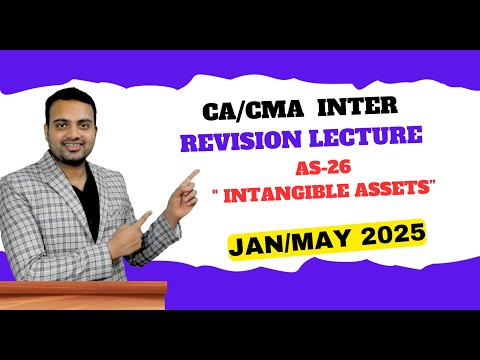 Revision video on AS-26" Intangible Assets" for Jan/May 2025| Ca Prakash Patel