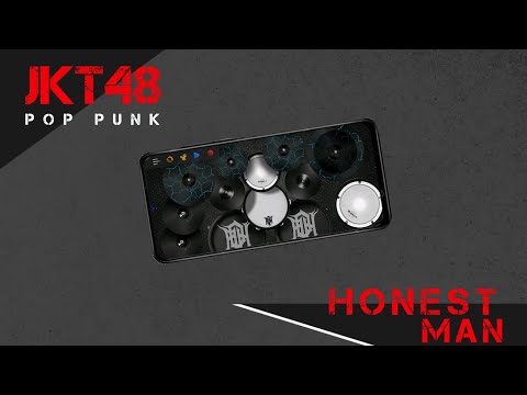 JKT48 - Honest Man (Pop Punk) [Real Drum Cover]