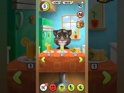 Talking Tom eat food #shorts #talkingtom #entertainment #kidsvideo