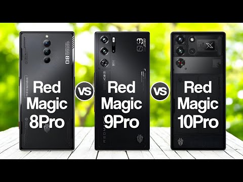 Red Magic 8Pro Vs Red magic 9 Pro Vs Red Magic 10 Pro