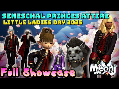 FFXIV: Seneschal Princes Attire - Full Showcase - Little Ladies Day 2025 Outfit