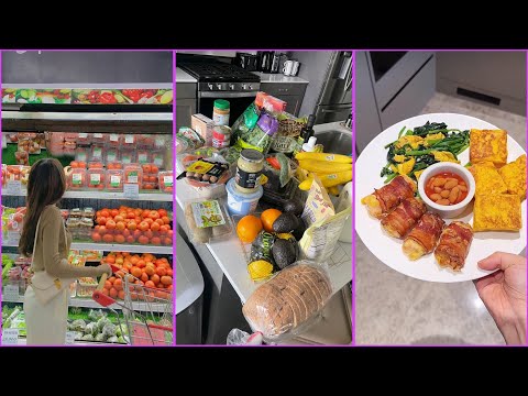 Groceries Shopping For A Week🎀 |  Making Healthy breakfast | Fill The Refrigerator✨