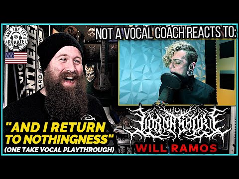 ROADIE REACTIONS | Will Ramos (Lorna Shore) - "And I Return To Nothingness" One Take