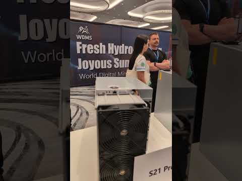 #shorts #WDMS first in person look at the #bitmain #S21Pro #cryptomining #asicminer