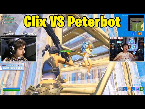 Clix VS Peterbot 3v3 TOXIC Fights w/ ZaynSzn, Khanada, Bucke!