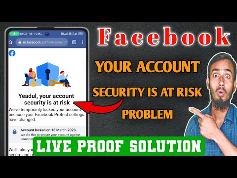 Facebook Your Account SECURITY is at RISK 2023 | Facebook Keep your account SAFE problem