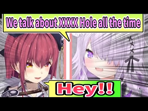 Marine and Okayu talks about XXXX Hole all the time? [ENG SUB] Hololive