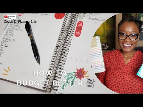 How to Budget Plan| December Budget Plan with Me| Erin Condren Planner