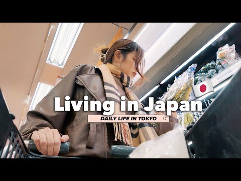 Daily Life LIVING IN JAPAN 🇯🇵 - 7-Eleven & Supermarket Shopping, Cooking & Cleaning - Tokyo Life