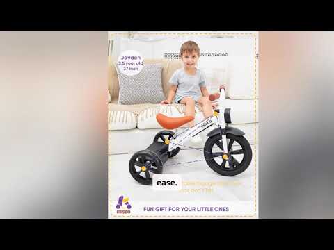 "Unlock Adventure: KRIDDO Kids Tricycle for 2-5 Year-Olds [Safety First!]"