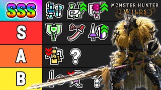 ULTIMATE WEAPON TIERLIST For Monster Hunter Wilds (Open Beta)