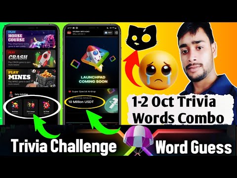 1 October blove dapp trivia challenge & words guess combo | BLove Dapp daily combo | blove dapp