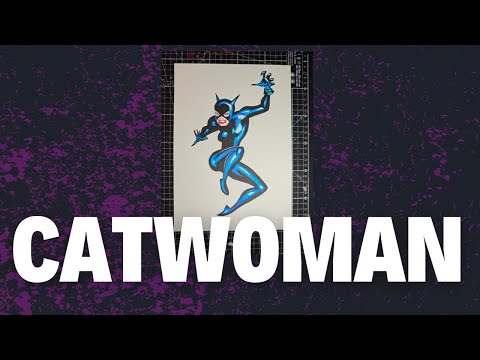 Watch This Catwoman Comic Art Tutorial Now