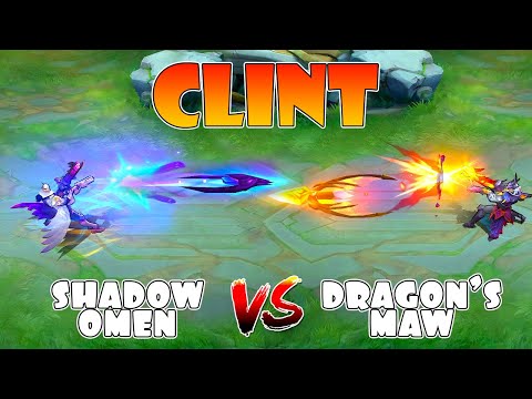 Clint Dragons Maw VS Shadow Omen Skin Comparison