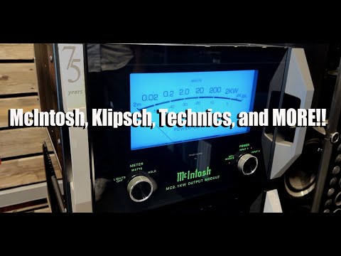 Epic Collection of McIntosh, Technics, Klipsch, Mark Levinson and more!!