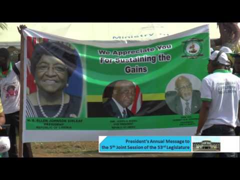 President Sirleaf's 2016 state of the Nation address