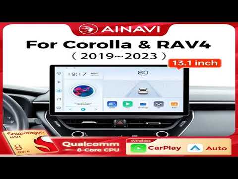 Ainavi 13.1 Inch For Toyota RAV4 RAV 4 2020 2023 Corolla 2019 2021 2022 Car Radio Carplay