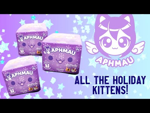 Happy Holidays MEOW | Aphmau MeeMeows 2024 Xmas Cats Mystery Toy Unboxing | Adult Collector Review