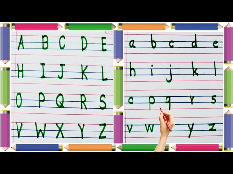 Writing capital letters Alphabet for kids | बच्चों को Abcd लिखना सिखाए | English Alphabet A to Z 02