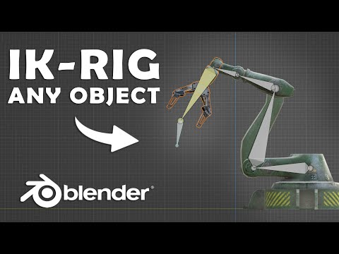 IK RIG any Object in Blender Tutorial EASY!