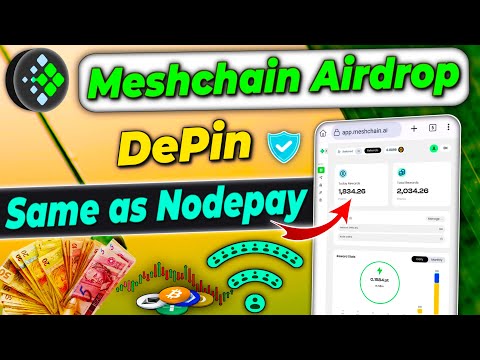 Meshchain airdrop | New DePin project | Meshchain mining Airdrop | same as Grass