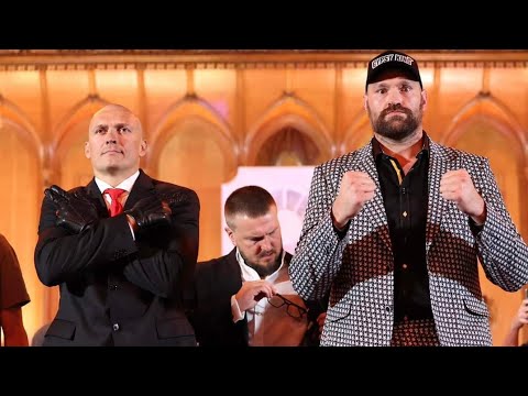 FURY Vs UYSK II, FACE OFF, 'GYPSY KING' JOKINGLY SAYS HE IS NOT READY FOR RIVAL