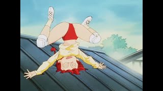 Ryoga manda a volar a Ranma chica de un solo golpe — Ranma 1/2