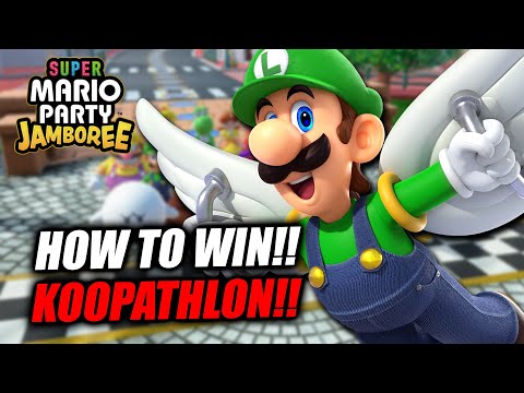 HOW TO WIN: Mario Party Jamboree Koopathlon!! 1st Place Online Gameplay on Nintendo Switch