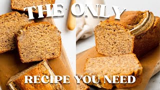 This is the easiest vegan banana bread you'll ever make | No eggs, no dairy, gluten free!