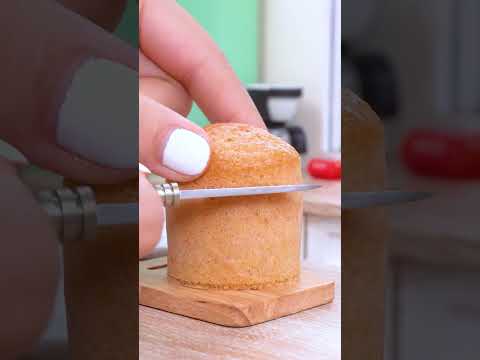 Awesome Miniature Cake #shorts #cake #miniaturecooking #satisfying #asmr #minikitchen