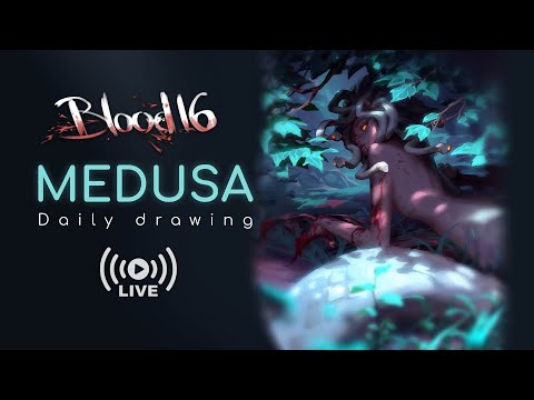 Blood 16 - MEDUSA - Daily drawing