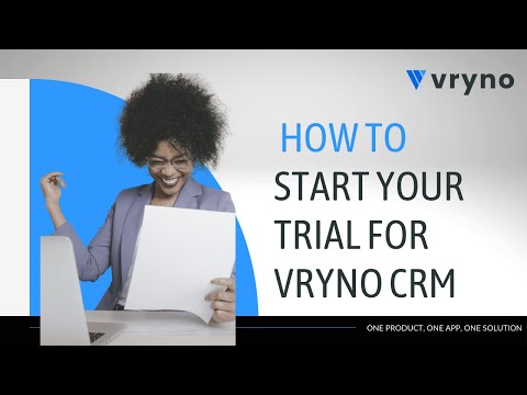 How to start your journey with Vryno CRM