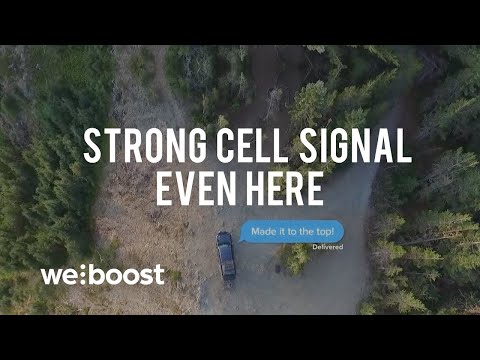 Get Strong Cell Signal, Even Here (6 sec) | weBoost