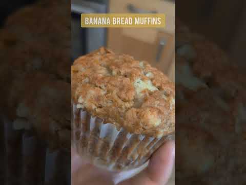 Banana Bread Muffins #shorts