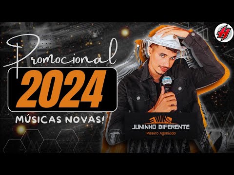 CD Novo JUNINHO DIFERENTE - PISEIRO AGONIADO / Promocional 2024 - Músicas Novas - Sucesso Novo 2024