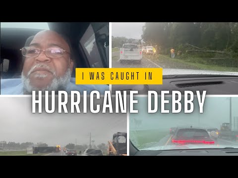 I WAS CAUGHT IN HURRICANE DEBBY#fypyoutube #hurricane #explorepage #badweather