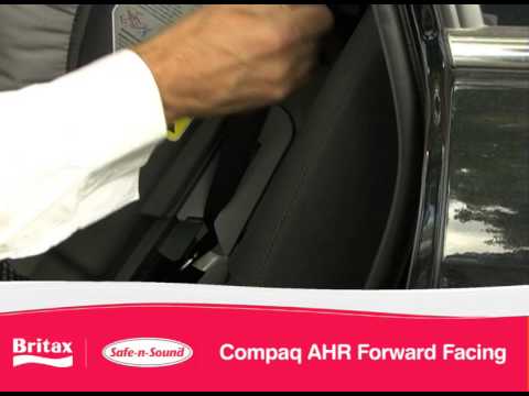 Britax Safe-n-Sound Compaq AHR: How To Install Forward-Facing Car Seat