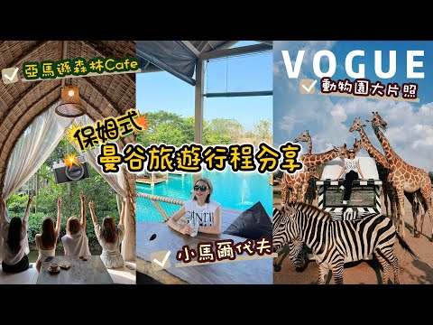 超詳盡曼谷周邊遊攻略 絕美仙景cafe預訂教學 去動物園拍封面大片照 遊園巴士跟老虎獅子互動超好玩！