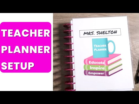 TEACHER PLANNER SET-UP | Preparing for new school year