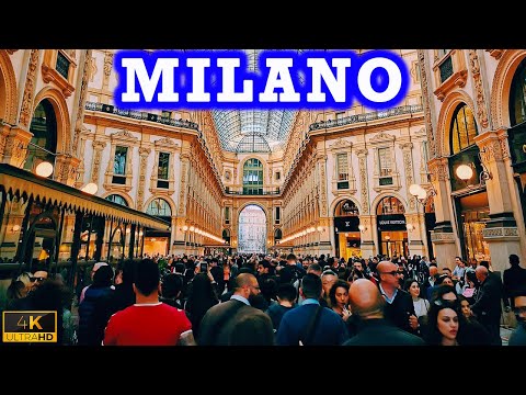 Milan Italy 🇮🇹 Sunny Walk in the City of Fashion ☀️ Spring 2023 4K Walking Tour (▶︎180min)