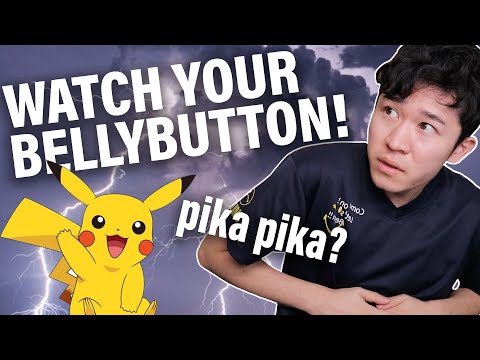 A Japanese SUPERSTITION about lightning... and where did PIKACHU's name come from