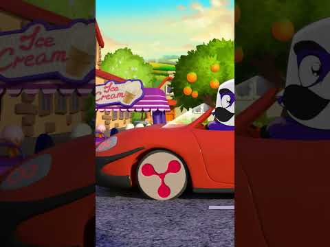 Racing Car the Villain is Caught - #nurseryrhymes #fingerfamily #kidssongs #shorts