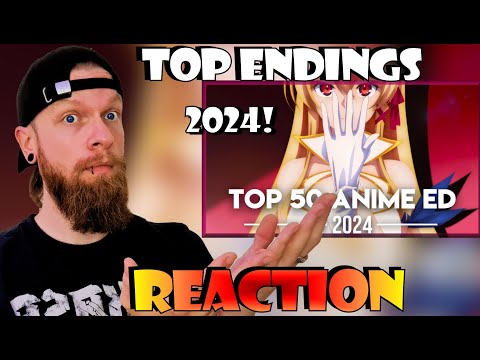 Top 50 Anime Endings of 2024 Reaction