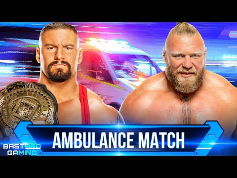 WWE 2K24 | Ambulance Match - Bron Breakker VS Brock Lesnar | Survivor Series