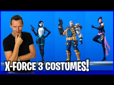 GETTING X-FORCE MARVEL OUTFITS: PSYLOCKE, DOMINO, AND CABLE!